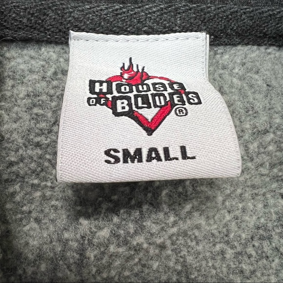 House of Blues Tops House Of Blues Gray Hoodie With Pink Lettering